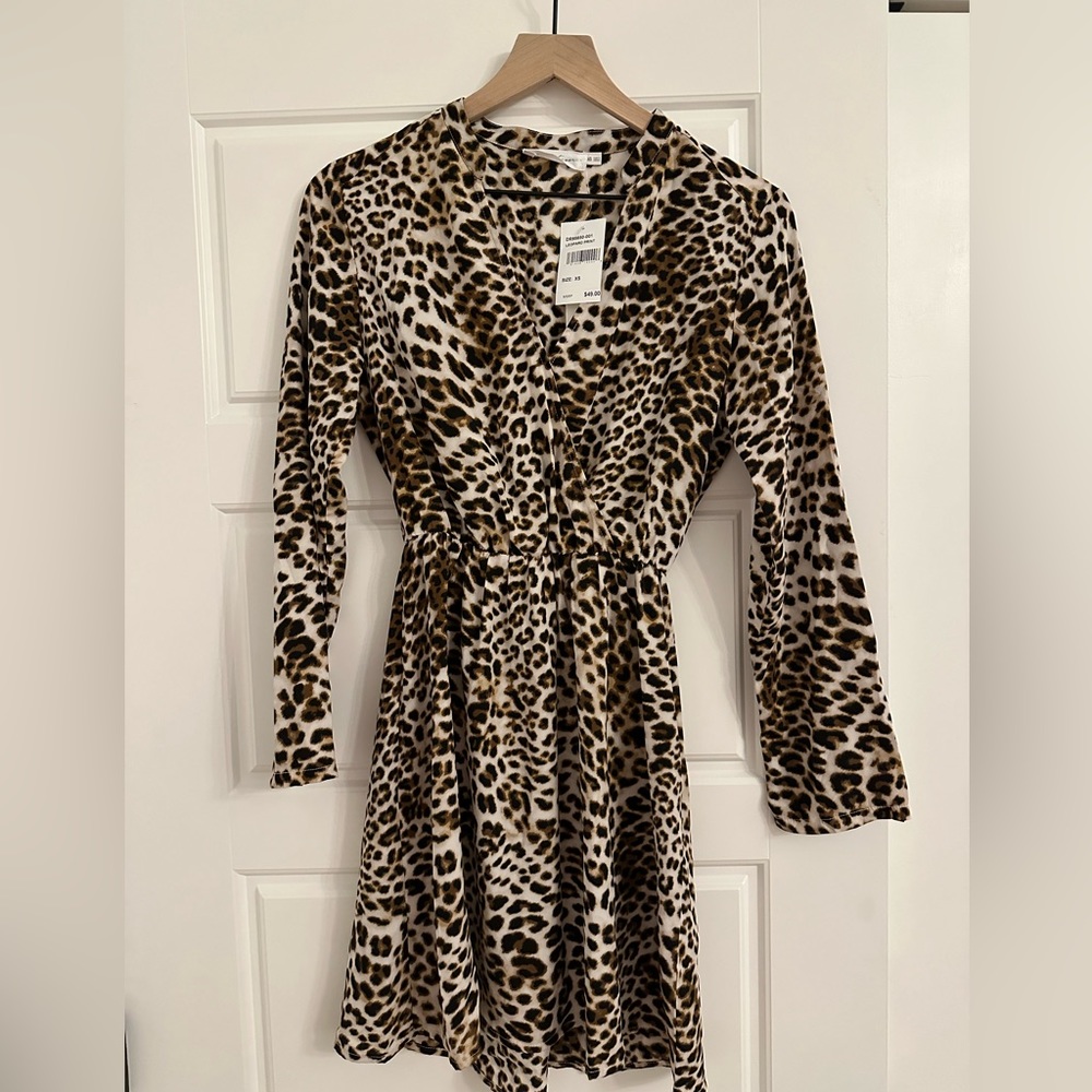 Leopard print dress - All in Favor, size XS